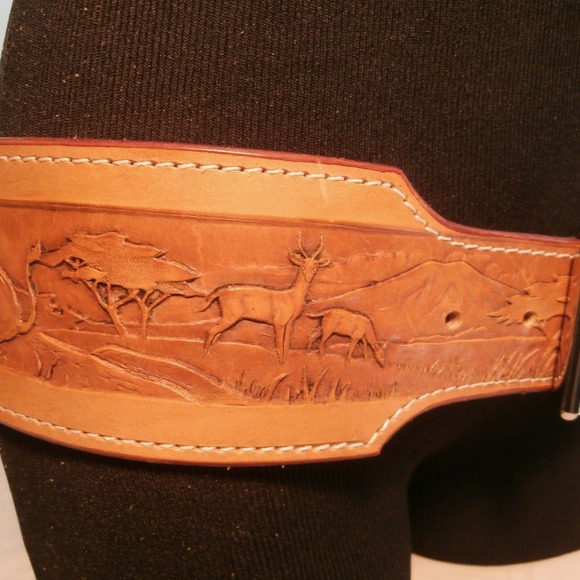 LEATHER SASH BELT